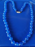SCH. VINTAGE GLASKETTE IN BLAU