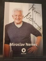 Miroslav Nemec  - handsignierte Tatort Autogrammkarte