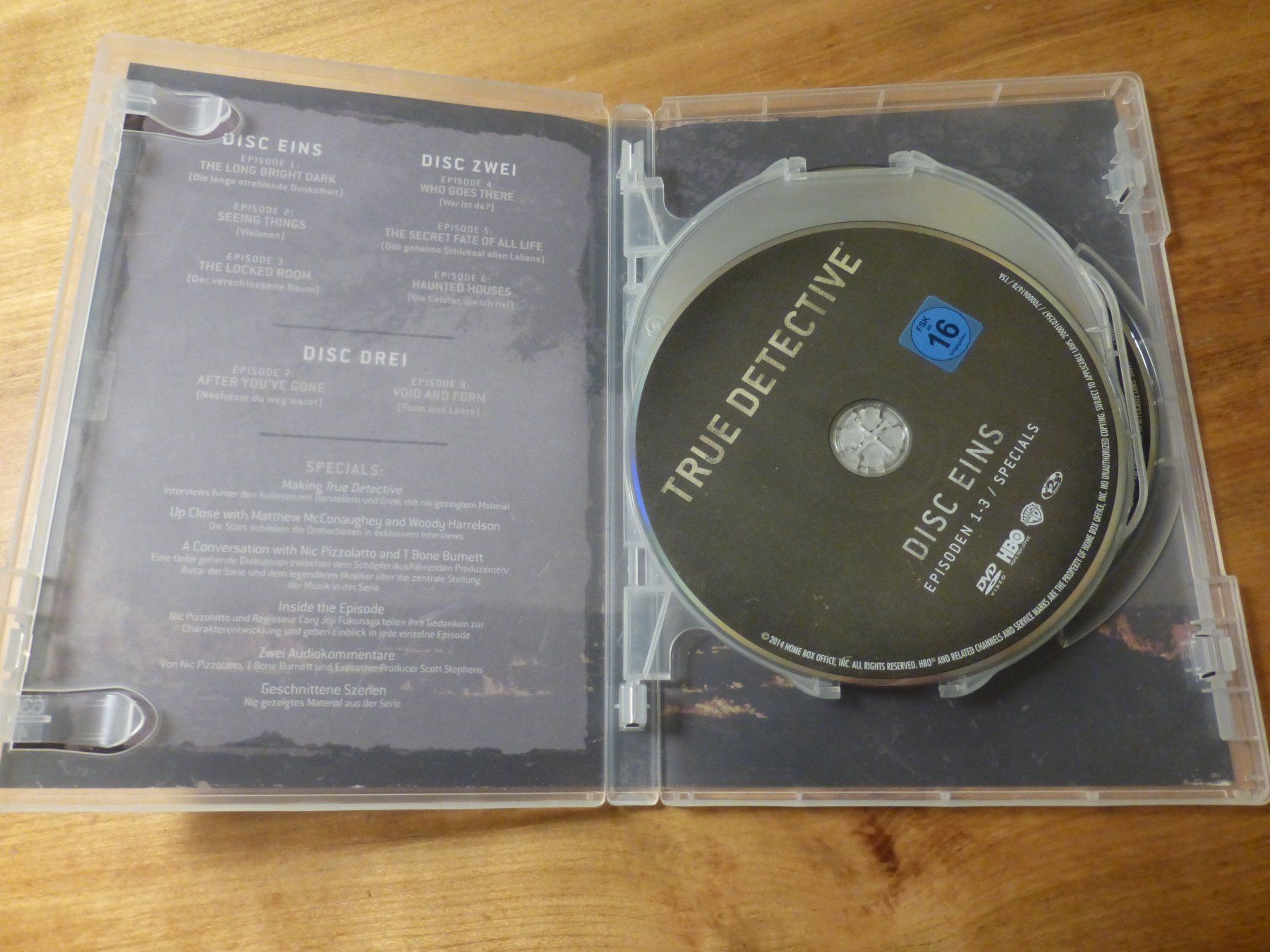 Tutti i DVDs: True Detective Season 1 DVD – Usato da Zumikon venduto da psisound 5