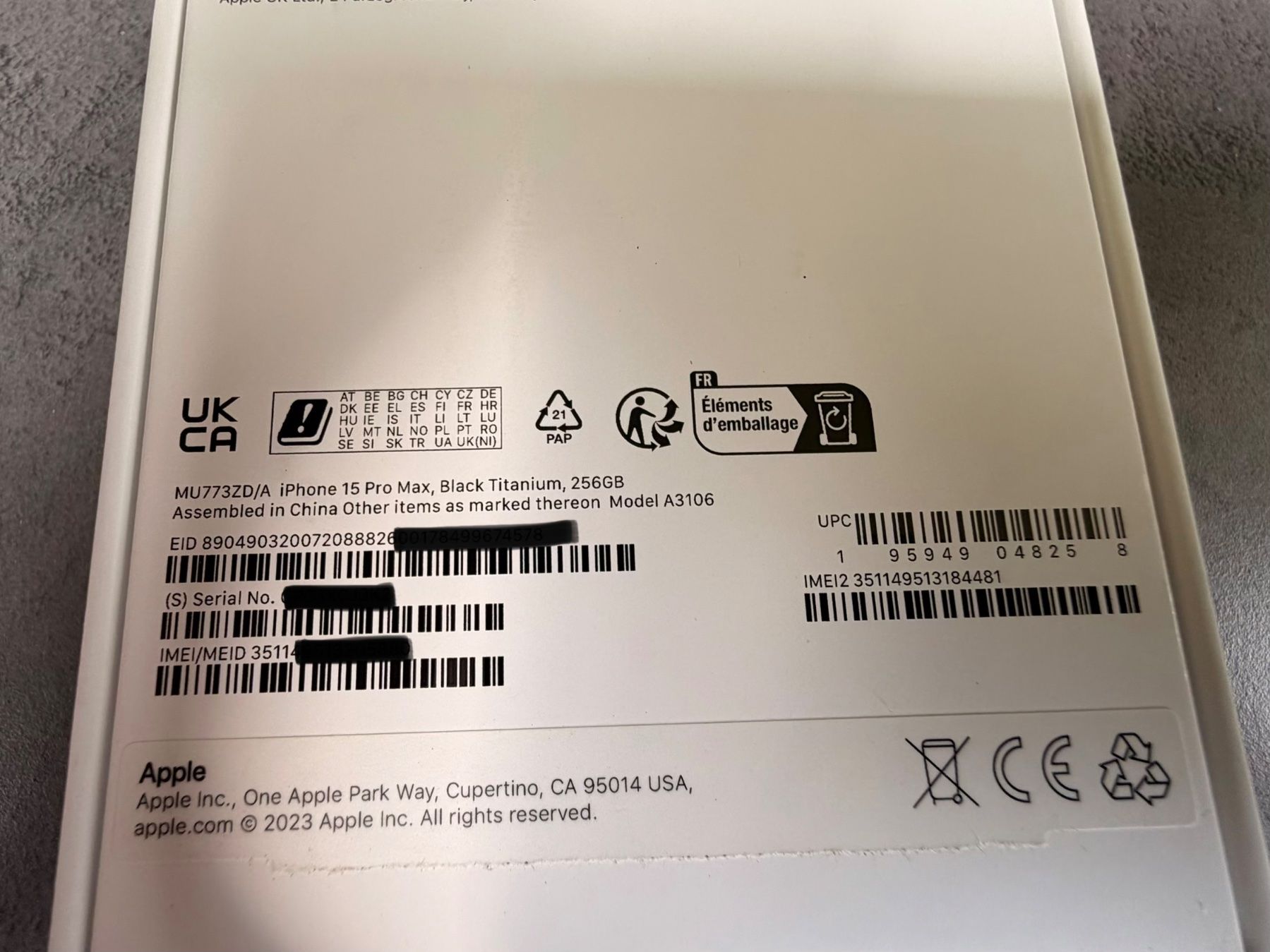 Apple Telefoni cellulari / Smartphones: iPhone 15 Pro Max, Black Titanium, 256GB, Batterie 89% – Usato da Kilchberg ZH venduto da libau 6