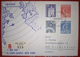 Swissair 2.5.1967 20 Jahre Geneve 