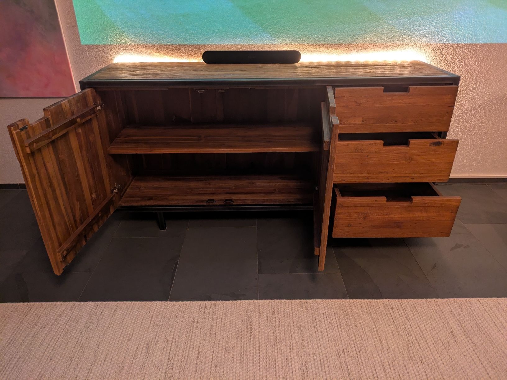 Meubles TV: Sideboard Massivholz – D'occasion à Wädenswil par traviataa 1