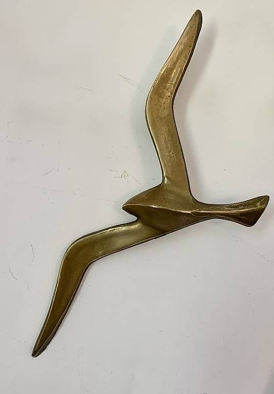 Statuette: Oiseaux vintage en laiton – Usato da Montreux venduto da Barber_Swiss_Vintage 1
