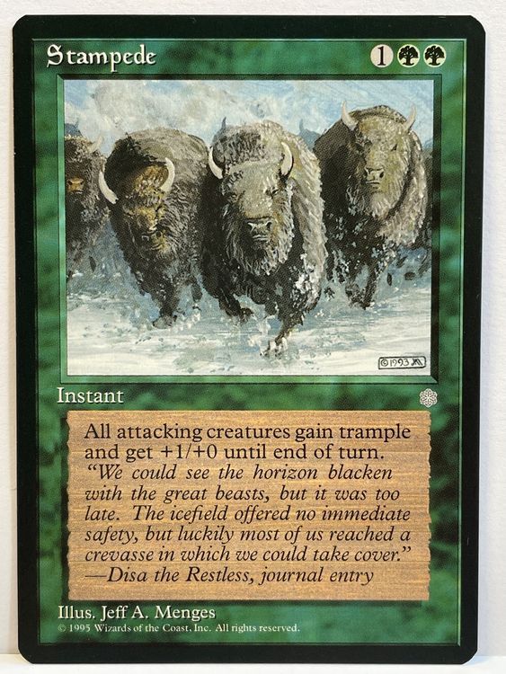 MTG OVERWHELMING STAMPEDE ITALIAN POOR - FUGA TRAVOLGENTE - M11 - MAGIC