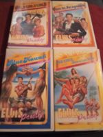 4 Filme mit Elvis Presley auf 4 VPS Video VHS