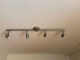 Deckenstrahler 4-flammig Metall, Wand-/Deckenlampe, gut erha