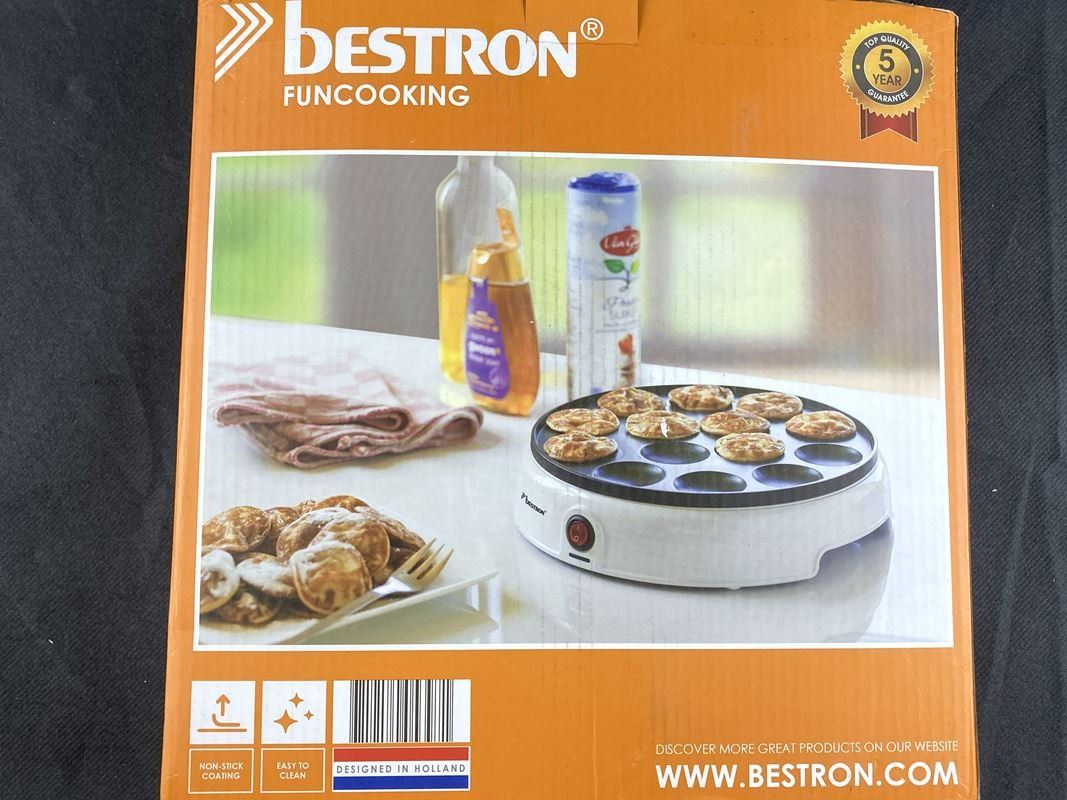 Elettrodomestici da cucina: BESTRON | Poffertjes Maker | APFM700 | weiss – Nuovo (secondo la descrizione) da Wittenbach venduto da Restwert_St-Gallen 7