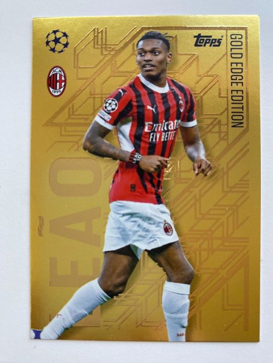 TOPPS GOLD UCC 2023 2024 Ac Milan Leao Theo Hernandez Okafor Pulisic