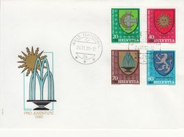 SBK J273 - J276 FDC Bannwil