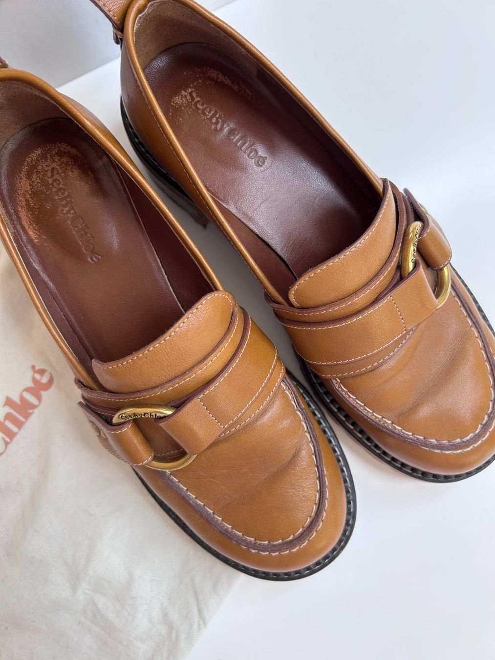 Chloé Scarpe da donna: See by Chloé Leather Loafers – Usato da St. Gallen venduto da look-twice 3