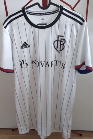 FC Basel Fussballtrikot weiss Grösse S