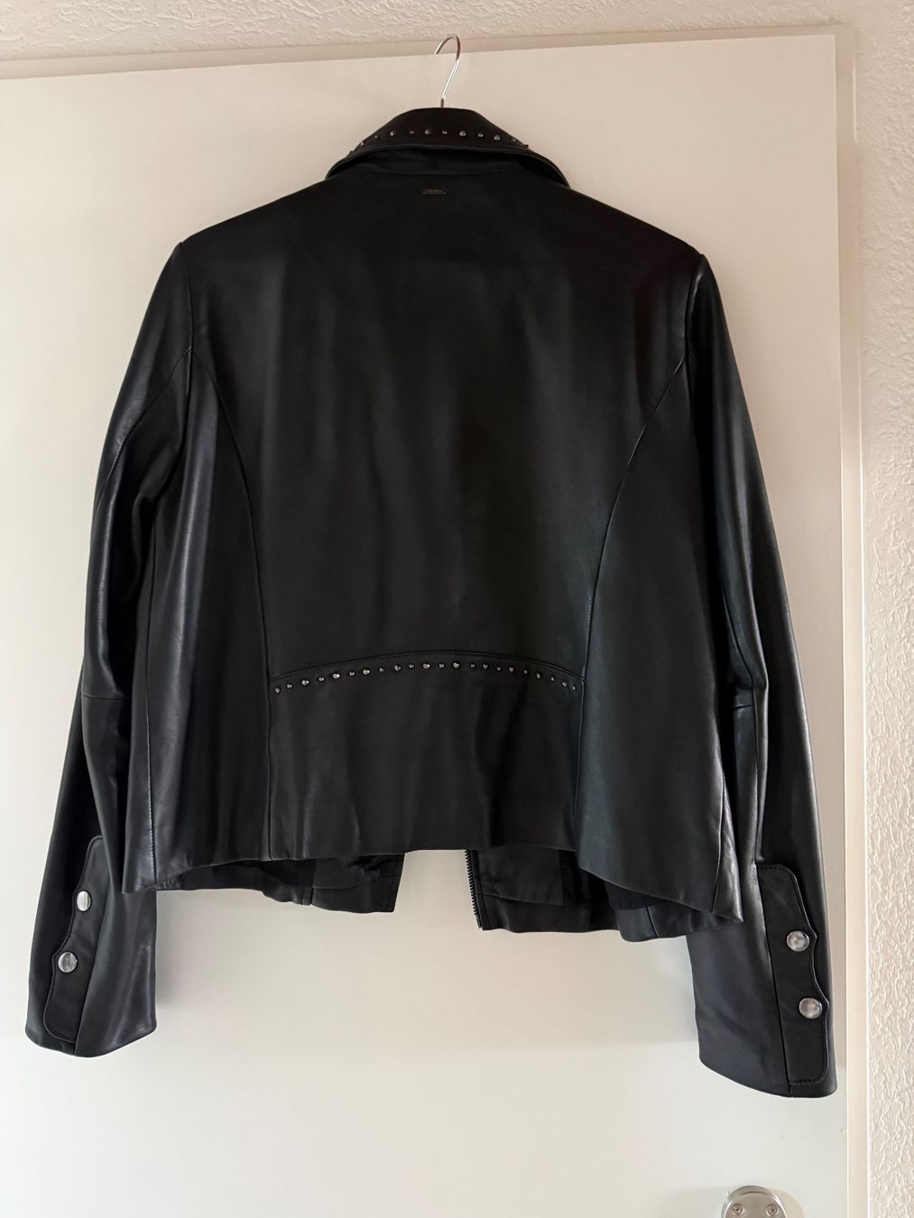 IKKS Giacche: Perfecto IKKS taille L cuir noir – Usato da Céligny venduto da kimag1 4