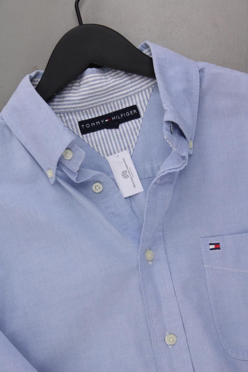 Camicie: Tommy Hilfiger Langarmhemd Gr. M blau – Usato da Neustadt an der Waldnaab venduto da SecondLifeFashion 1