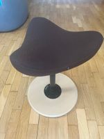 Hocker Variér Move, Sitzfläche Wolle, dunkelbraun,