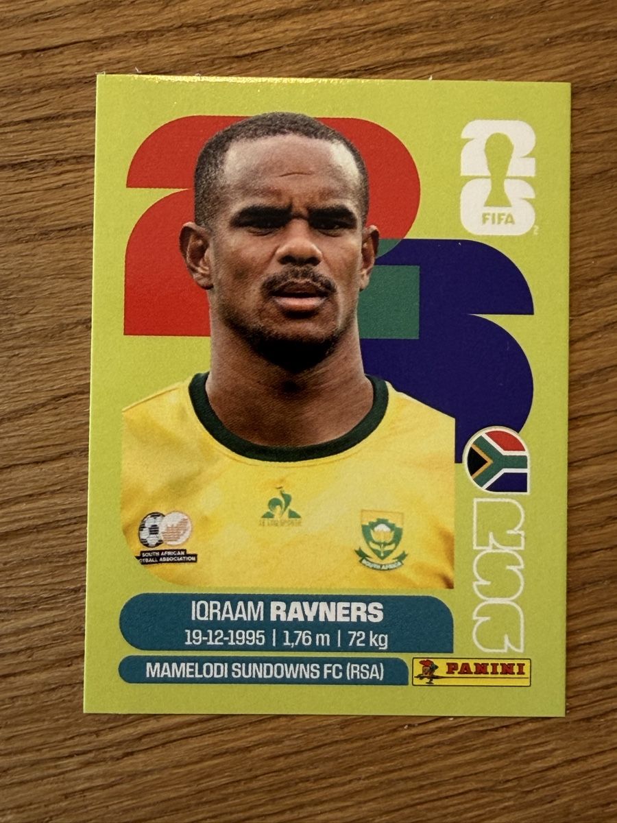 Panini Carte collezionabili: Panini WM 2026 Rayners RSA 18 – Nuovo (secondo la descrizione) da Reinach BL venduto da Pepe2412