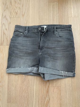 Short en jean H&M gris taille 38