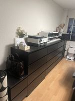 5x Malm Kommoden schwarz