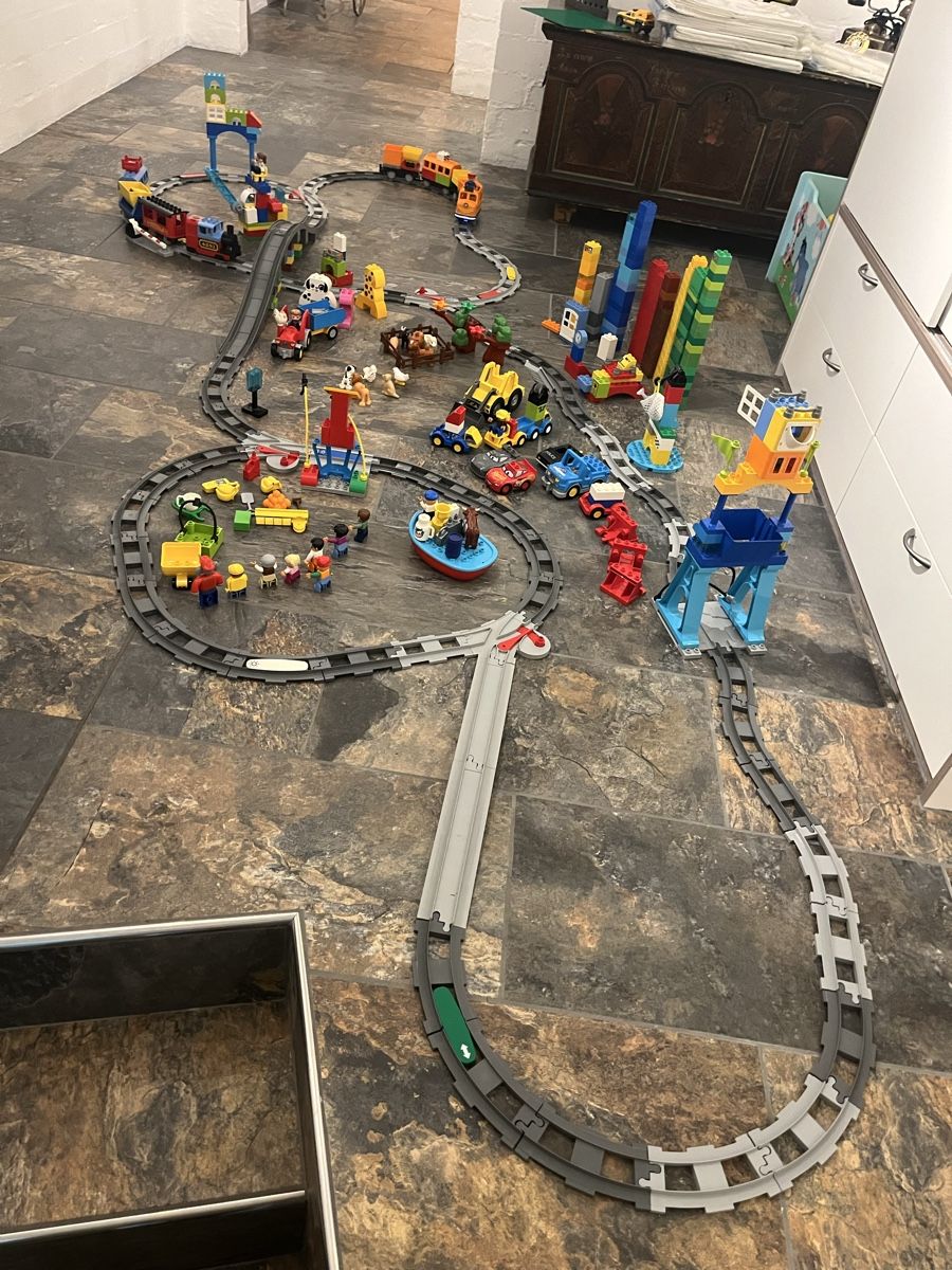 Lego Giocattoli: Grosses Lego Duplo Set Eisenbahn – Usato da Ipsach venduto da Fitou1 1