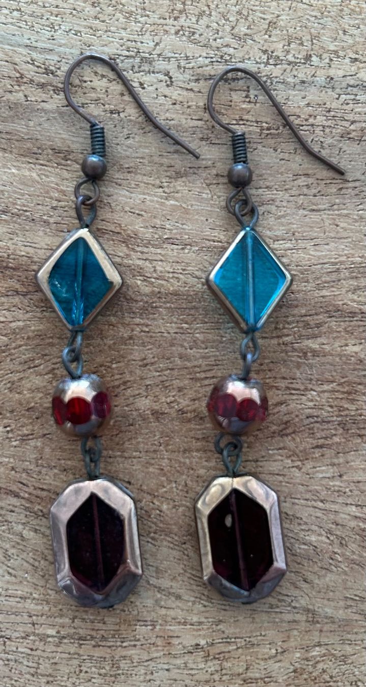 Orecchini pendenti & Orecchini a lobo: Ohrringe mit Glasperlen, Modeschmuck – Usato da Geneve venduto da jua_b7nb