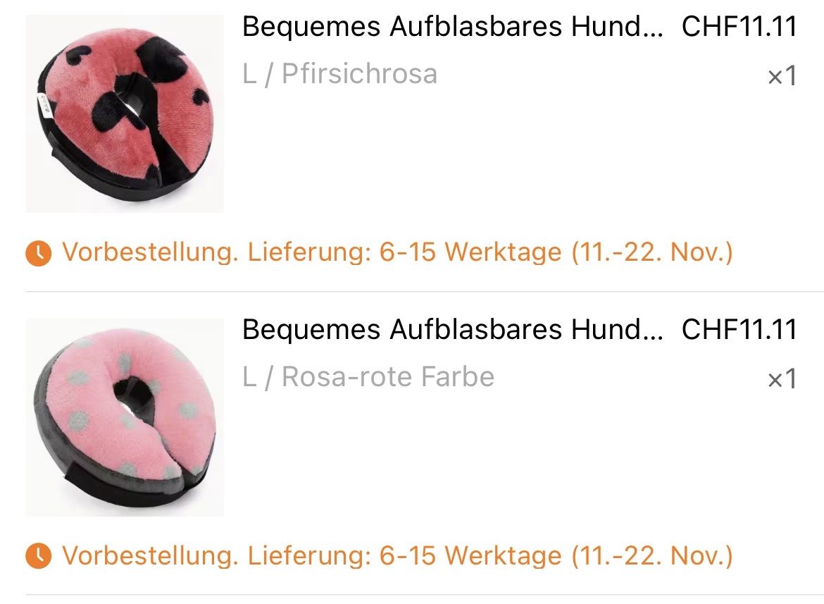 Bekleidung: Hund OP Schutz Krause  Gr.L Rosa Punkte – Neu und originalverpackt aus Mühledorf SO von Dania77 2