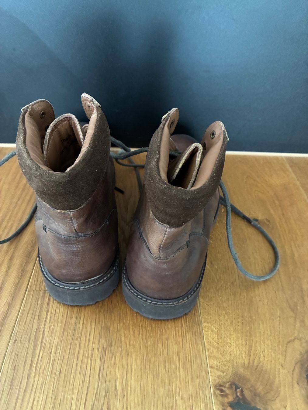 Scarpe da uomo: Braune Lederboots Grösse 41 – Usato da Wangen SZ venduto da el_paso08 5