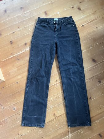 Straight Leg Jeans, gerade Jeans dunkelgrau Naked
