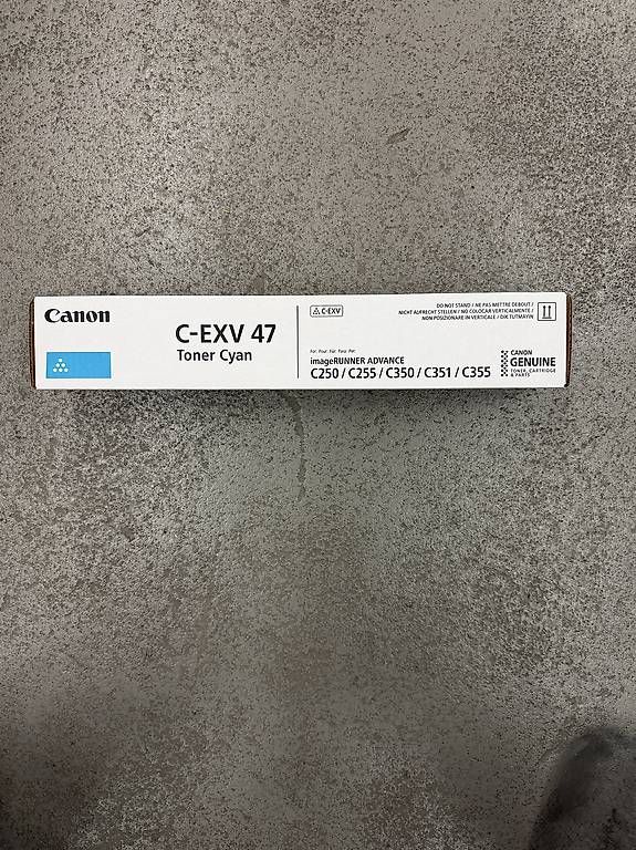 Canon Cartucce per stampanti & toner: Canon Toner C-EXV 47 Cyan – Nuovo e nell'imballaggio originale da Horw venduto da SaveIT 2