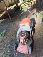 Husqvarna Benzin Rasenmäher gebraucht mit Fangkorb