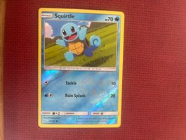 Pokemon Squirtle Reverse Holo Team Up englisch near Mint