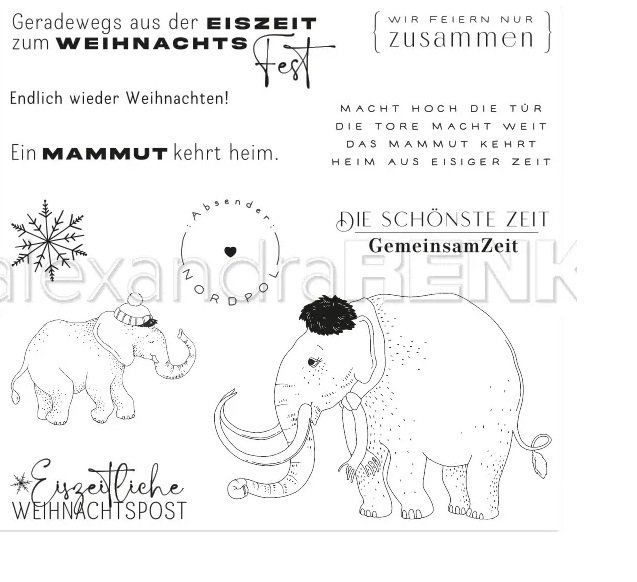 Timbri: Clear Stamps - Mammut-Fest – Nuovo e nell'imballaggio originale da Thun venduto da Rowaner 3