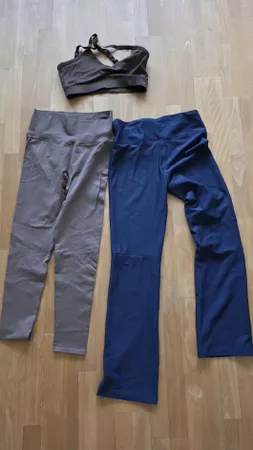 2x Sporthosen XL & 1x Sportbh L | fallen kleiner aus 
