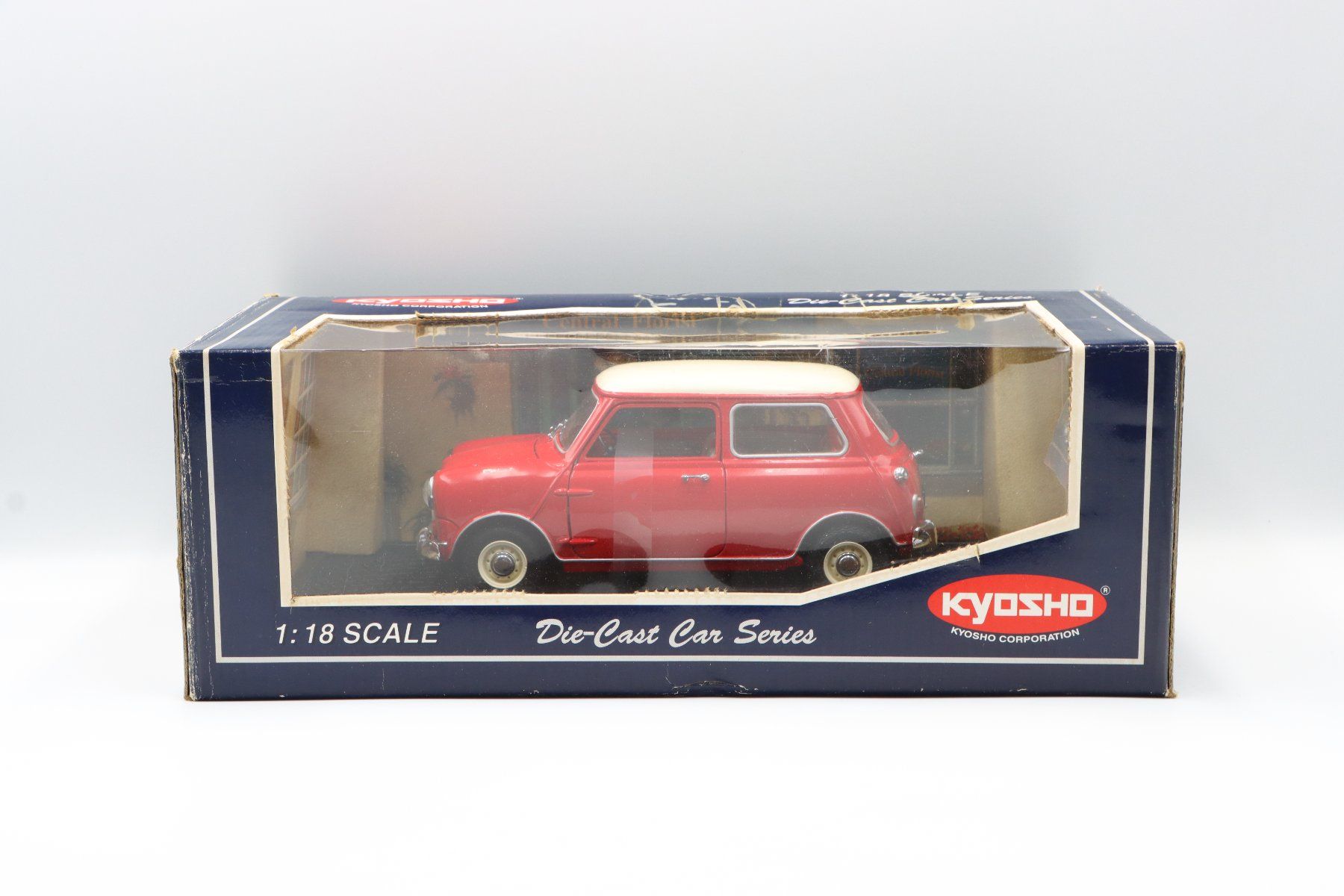 Cooper Modellini d'auto: Morris Mini Cooper 1959 1:18 Kyosho – Nuovo e nell'imballaggio originale da Bühl b.Aarberg venduto da modelldiecast
