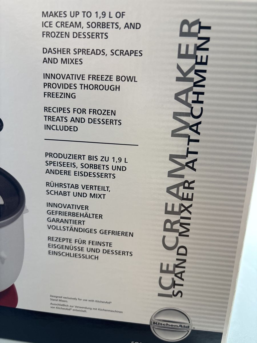 Kitchenaid Elettrodomestici da cucina: KitchenAid Glace-Maschine, Neu🌸 – Nuovo (secondo la descrizione) da Jona venduto da cosa03 1