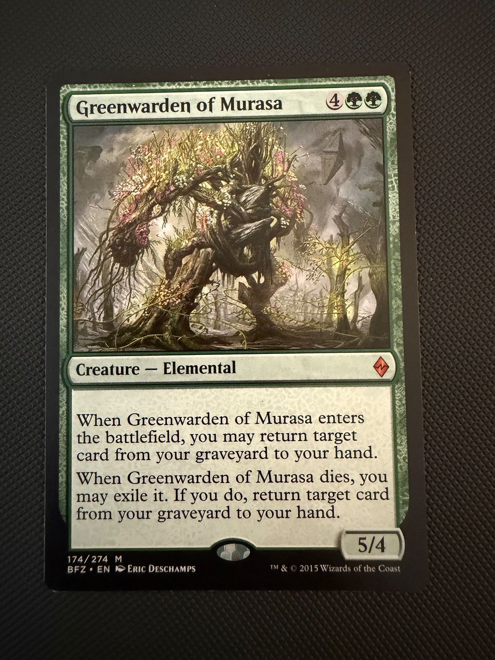 Magic The Gathering Cartes à collectionner: Greenwarden of Murasa – D'occasion à Ulisbach par joelsj