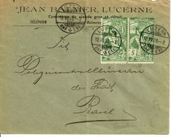 Brief, Jean Balmer Lucerne