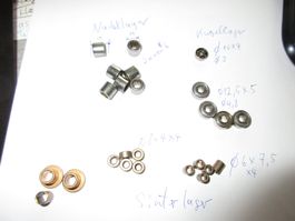 Sortiment Lager Nadellager Kugellager Sinterlager gebraucht