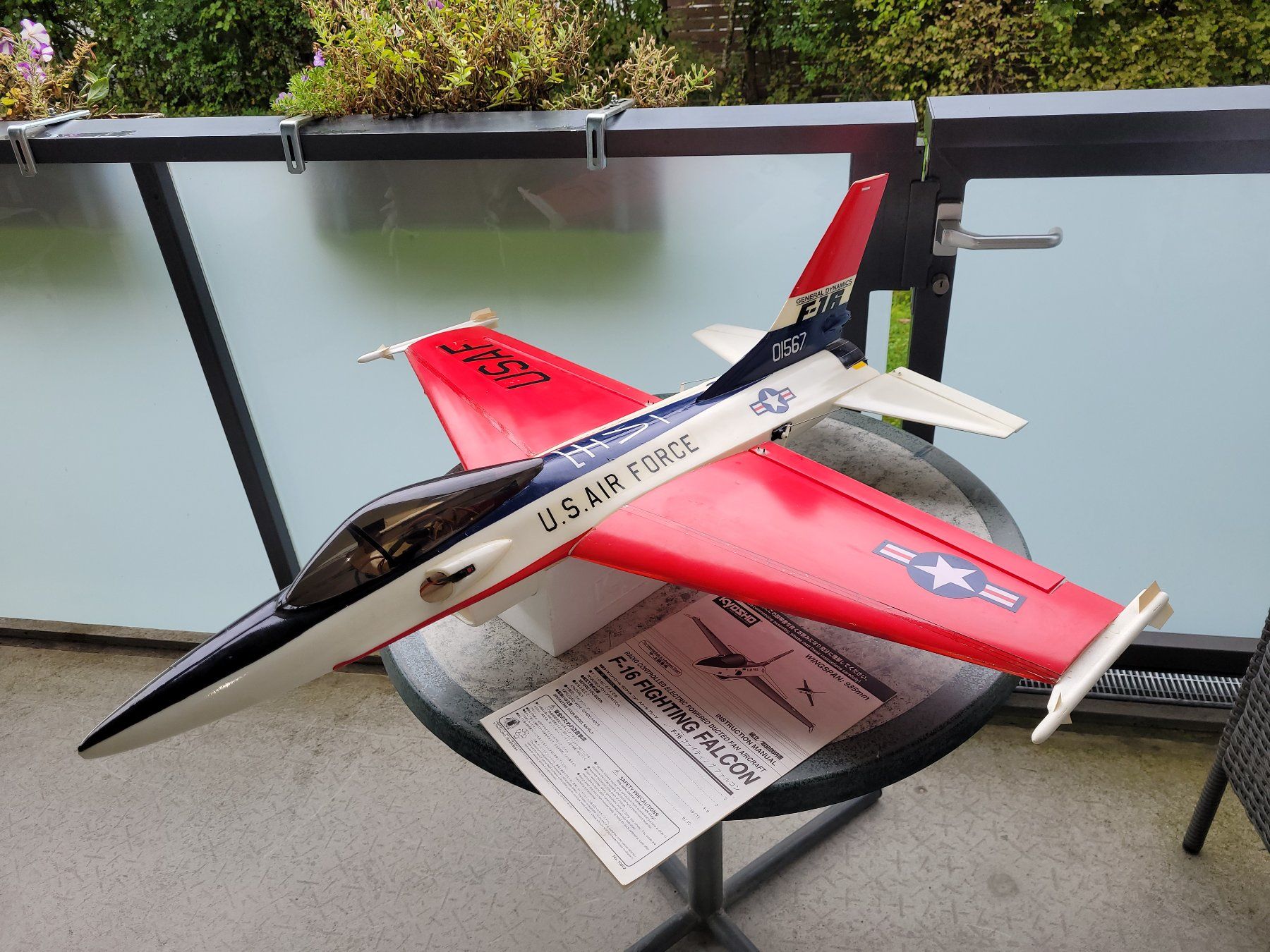 Kyosho F-16 Fighting Falcon, PNP. Neu, inkl. Manual, 935 mm