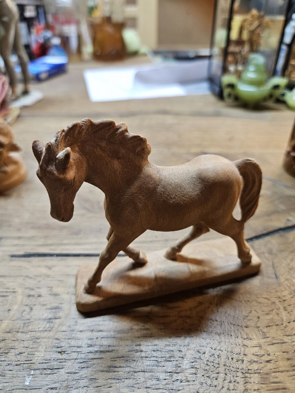 Figuren: 3 Hand geschnitzte Holz figuren (i1) – Gebraucht aus Rorschach von TimelessTrading 3