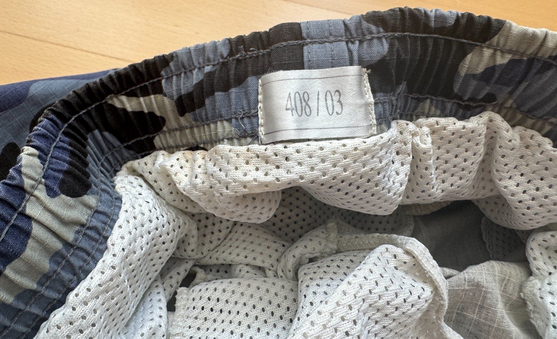 Costumi da bagno: Badehose, blau, Militärmuster, Camouflagemuster – Usato da Winterthur venduto da YaV 2
