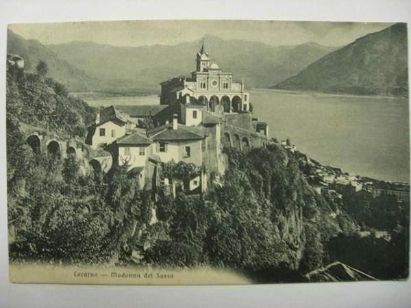 Ansichtskarten: AK  Locarno - Madonna del Sasso – Gebraucht aus Gundetswil von Egro01