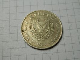 Zypern 5 Cent, 1987