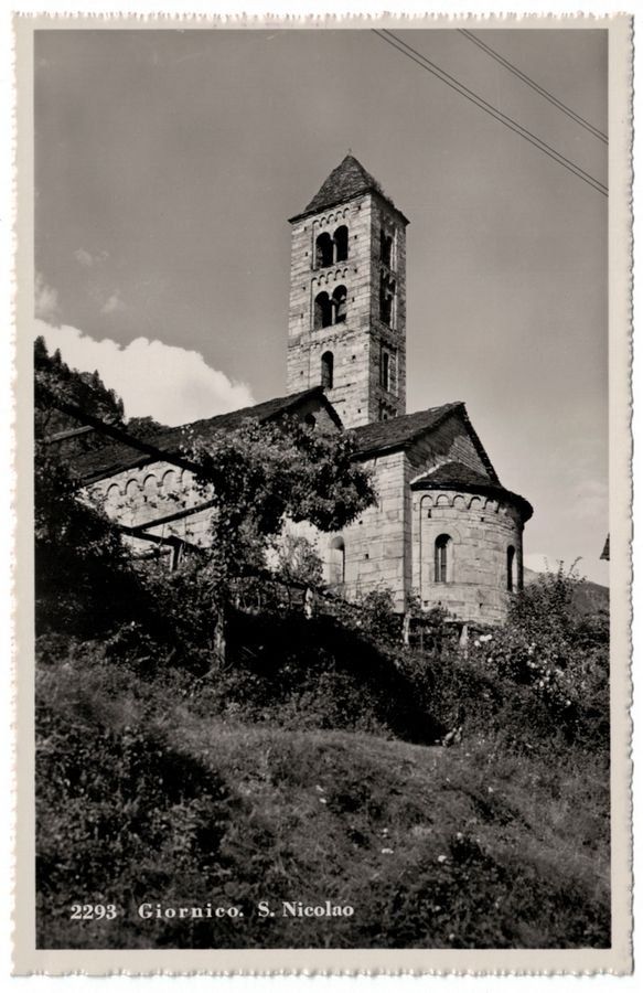 Ansichtskarten: Giornico, chiesa San Nicolao – Gebraucht aus Frauenfeld von POML