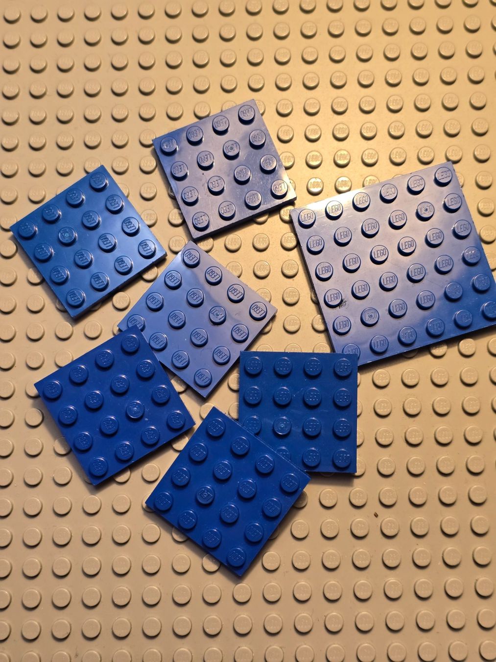 Lego Baukästen: Lego 7x Platten blau – Gebraucht aus Basel von Swi-7621