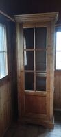 Vitrine/Armoire 1 porte en érable 