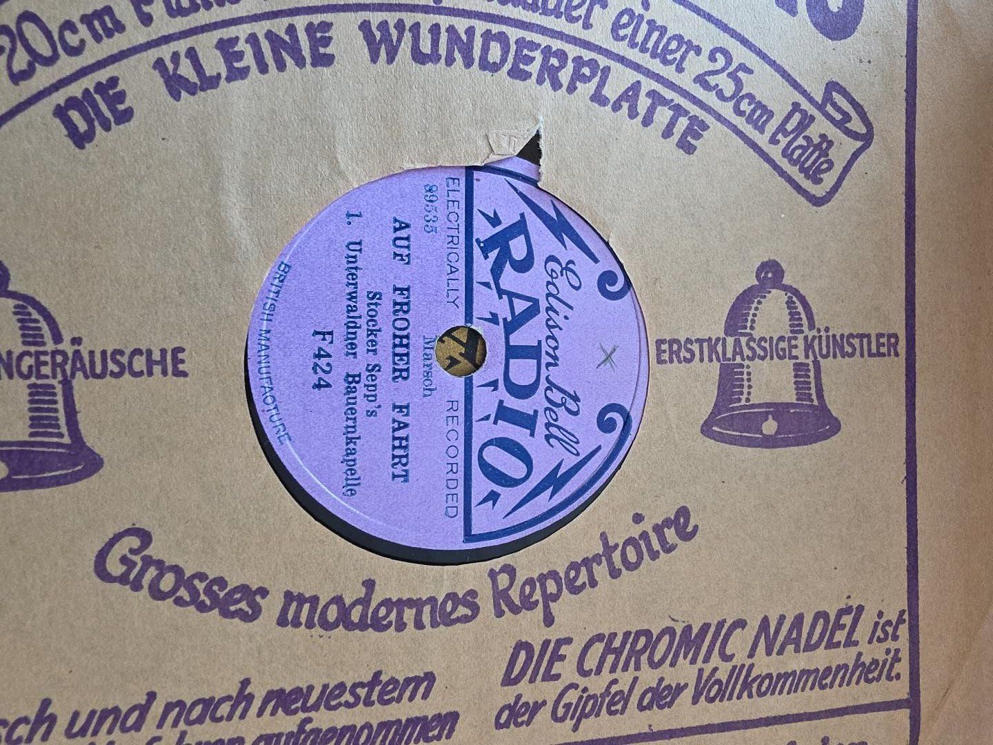 Schallplatten: 9 Schellackplatten – Stocker Sepp – Gebraucht aus Nassen von murancha 5