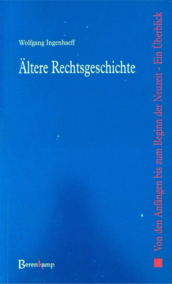 Bücher: Ältere Rechtsgeschichte – Neu (gemäss Beschreibung) aus Sarnen von Livres