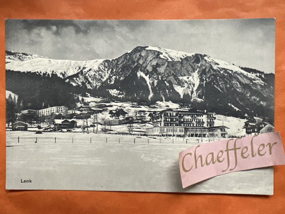 Cartoline postali: Lenk – Usato da Zürich venduto da Chaeffeler