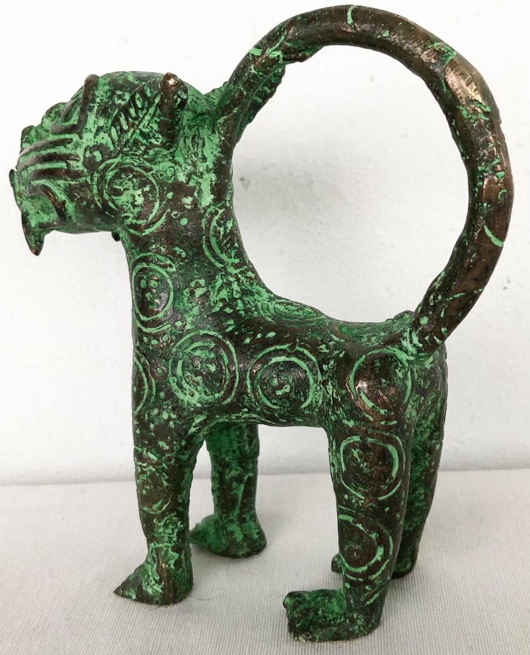 Sculture & Statue: feiner alter Leopard Bronze Benin Höhe 13 cm – Usato da Rüthi (Rheintal) venduto da Kunsthaus777 8