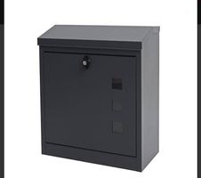 XXL NEU Briefkasten H26, Postkasten 52x44x25cm anthrazit