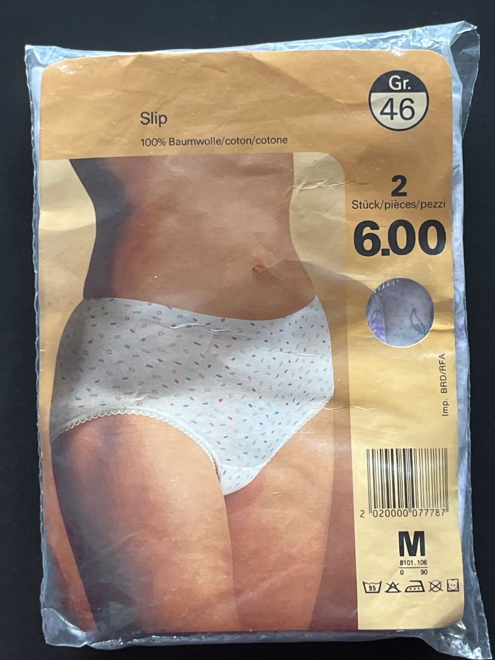 Migros Altra biancheria intima: 2er Pack Baumwollslips Gr. 46, neu & ungetragen – Nuovo e nell'imballaggio originale da Luzern venduto da Jiggy_8898 1
